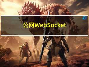 公网WebSocket Client远程连接本地WebSocket Server【内网穿透】