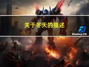 关于冬天的描述