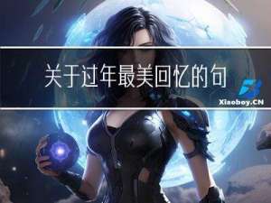 关于过年最美回忆的句子