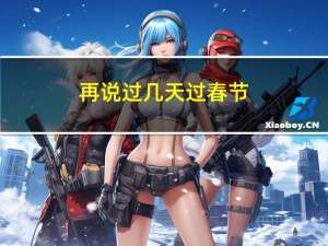 再说过几天过春节