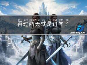 再过两天就是过年了