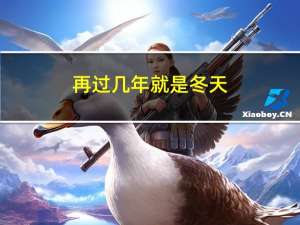 再过几年就是冬天