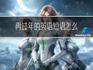 再过年的英语短语怎么写
