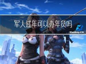 军人过年可以办年货吗视频