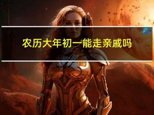 农历大年初一能走亲戚吗