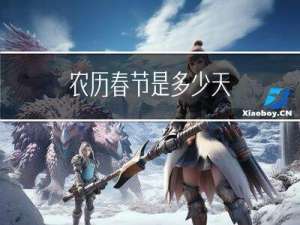 农历春节是多少天
