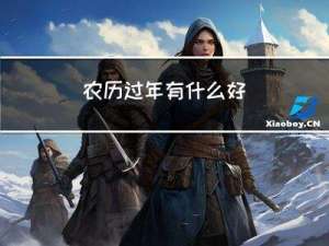 农历过年有什么好
