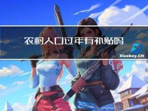 农村人口过年有补贴吗