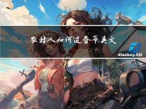 农村人如何过春节英文