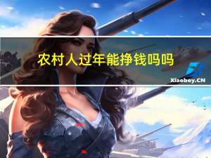 农村人过年能挣钱吗吗