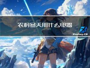 农村冬天用什么电器