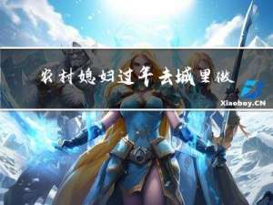 农村媳妇过年去城里做什么