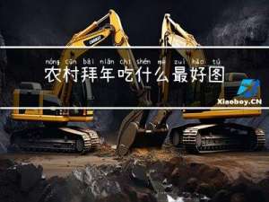 农村拜年吃什么最好图片