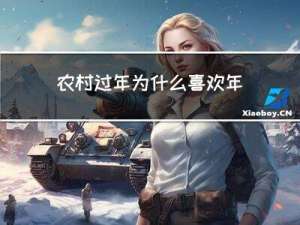 农村过年为什么喜欢年货