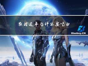 农村过年为什么要喝白酒