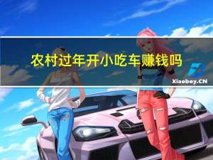 农村过年开小吃车赚钱吗