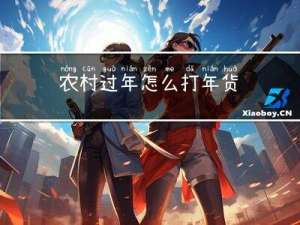 农村过年怎么打年货