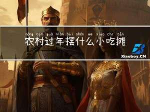 农村过年摆什么小吃摊