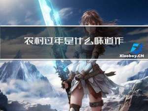 农村过年是什么味道作文