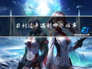 农村过年遇到哪些难事