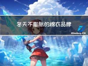 冬天不膨胀的棉衣品牌
