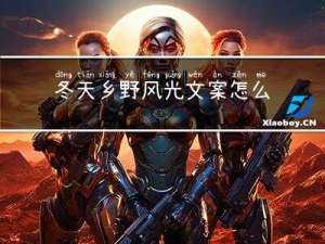 冬天乡野风光文案怎么写