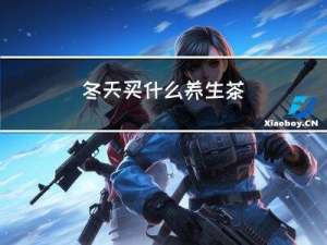 冬天买什么养生茶