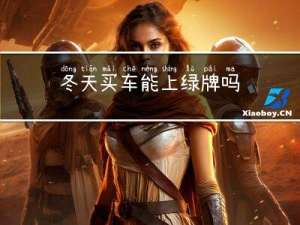 冬天买车能上绿牌吗