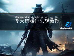 冬天供暖什么煤最好