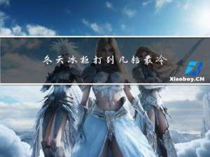 冬天冰柜打到几档最冷