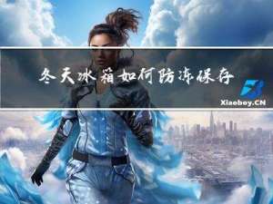 冬天冰箱如何防冻保存