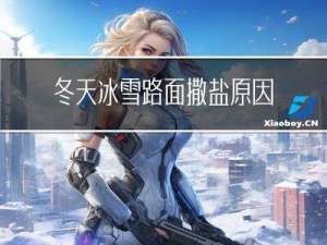 冬天冰雪路面撒盐原因