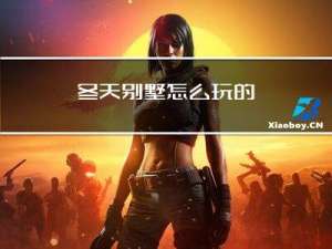 冬天别墅怎么玩的