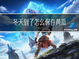 冬天到了怎么保存黄瓜