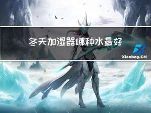 冬天加湿器哪种水最好