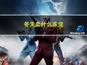 冬天卖什么冻货