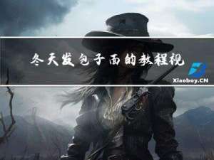 冬天发包子面的教程视频