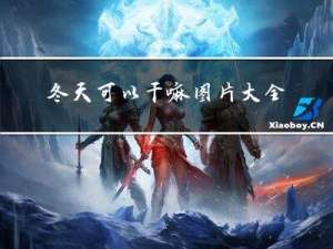 冬天可以干嘛图片大全