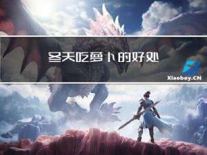 冬天吃萝卜的好处