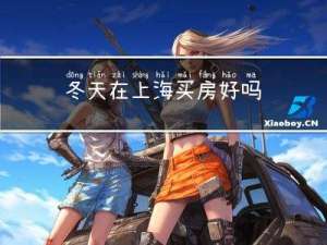 冬天在上海买房好吗