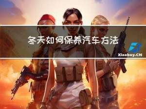 冬天如何保养汽车方法