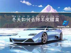 冬天如何去除羊皮腥臭