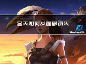 冬天如何发面做馒头