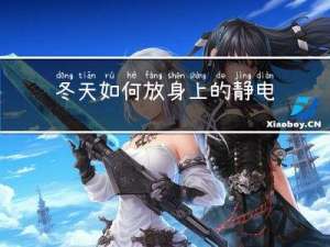 冬天如何放身上的静电