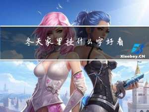 冬天家里挂什么字好看