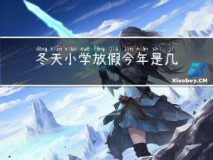 冬天小学放假今年是几号