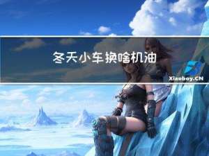 冬天小车换啥机油