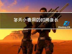 冬天小麦用药时间多长