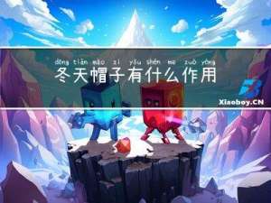 冬天帽子有什么作用