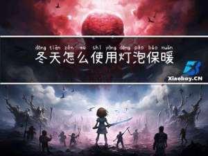 冬天怎么使用灯泡保暖